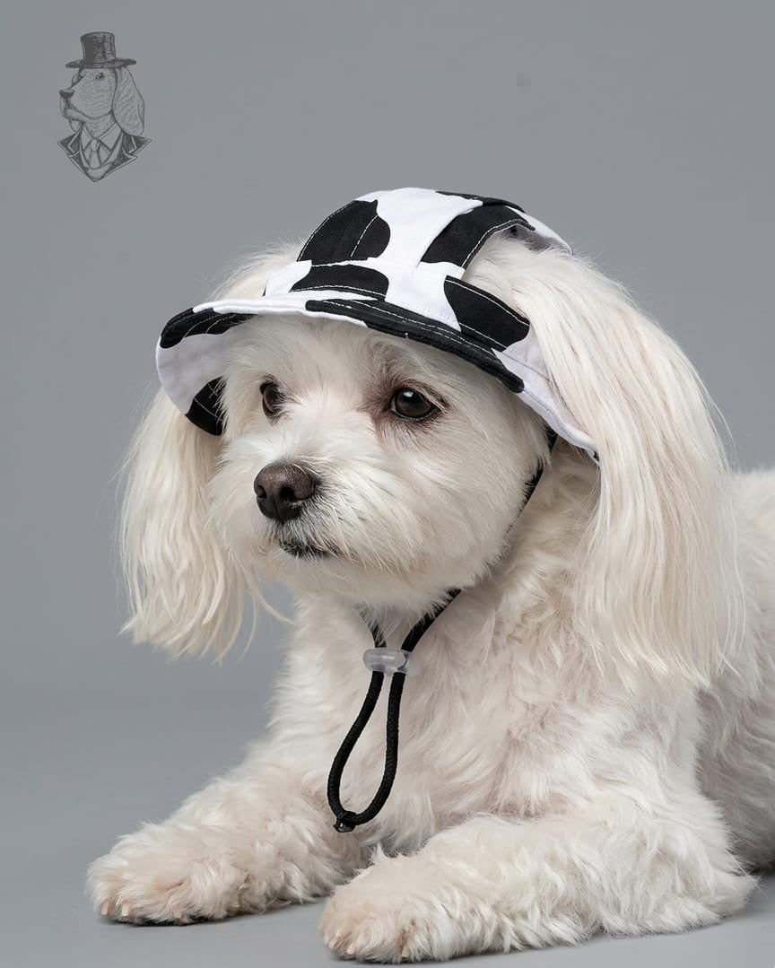 Black Dottie Hat