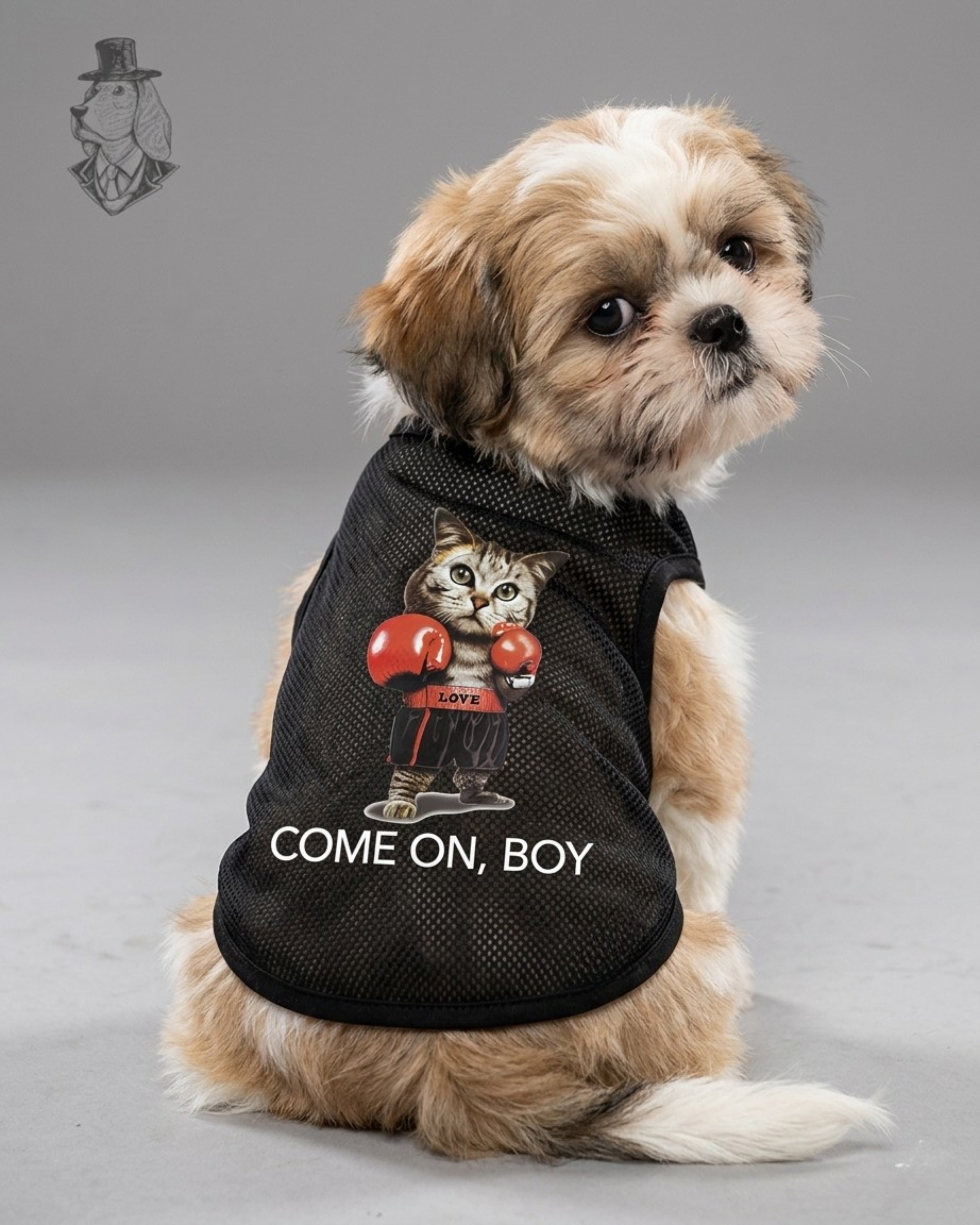 Boxer Kitty Tee