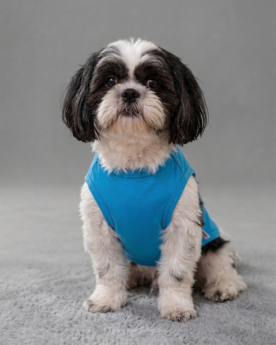 Blue Monster Pup Tank